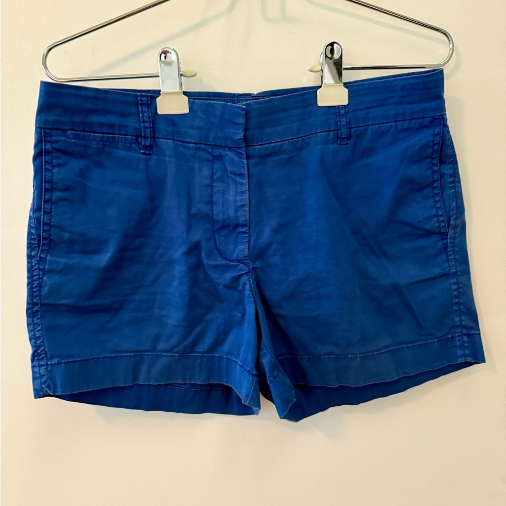 J. Crew Women’s Chino Shorts, Blue, size 4